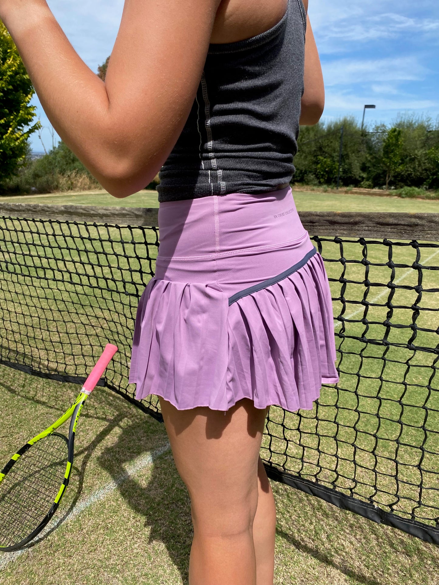 game day skirt | lilac